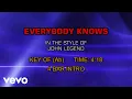 Download Lagu John Legend - Everybody Knows (Karaoke)