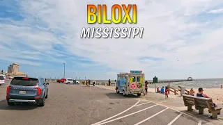 Biloxi Mississippi Driving Through