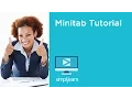 Minitab Tutorial Minitab Training What is Minitab Introduction to Minitab