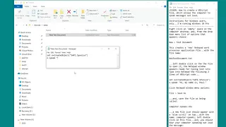 VBScript Get the computer to talk text messages through speakers