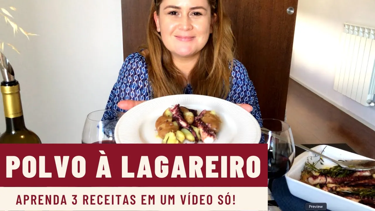 Aprenda a fazer POLVO À LAGAREIRO! Uma das comidas típicas de PORTUGAL.