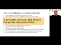 10 steps curriculum mapping 1st part