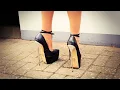 Lagu stylish black crocodile pattern Giaro platform high heels pumps #prettygirl #walking