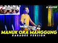 Lagu MANUK ORA MANGGUNG KARAOKE NADA DUET VERSI KOPLO FARIS KENDANG || RUANG KARAOKE ( G MINOR )