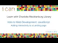 Intro to Web Development Javascript Adding Interactivity to a Landing Page