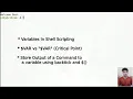 Variables In Shell Scripting VAR Vs VAR store output of a command to a variable VAR