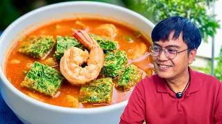 แกงส้ม ชะอมไข่ กุ้ง ทำกินได้ง่ายๆแล้วครับ #รีวิว #อร่อย #แกงส้ม | สไตล์นายแทน
