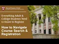 Summer 2026 Course Search and Registration Platform Walkthrough