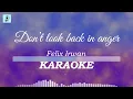 Felix Irwan - Dont Look Back In Anger (Karaoke)
