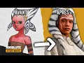 The Creation of Ahsoka Tano Origin Evolution - Star Wars