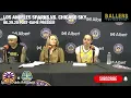 Dearica Hamby Emma Cannon HC Roberts LA Sparks Postgame Presser vs Chicago Sky 06 29 25
