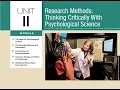 Module 4 The Need for Psychological Science