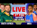 🔴 IND vs SA, 1st T20 Match | Live Score \u0026 Commentary | INDIA vs South Africa | Last 10 Overs