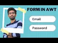 Learn ActionListener by creating a Form AWT Ep-5 Tamil code io