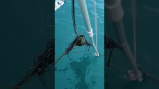 Sailing And Freeing A Fouled Anchor In Remote Sulawesi