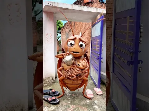 Cockroach Vs student 😭 #shortsfeed #viral #comedy ￼