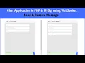 Chat Application in PHP MySql using WebSocket - Send Receive Message