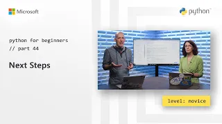 Next Steps Python for Beginners 44 of 44