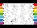 My Little Pony Mermaids Coloring Pages Pinkie Pie Rarity Twilight Sparkle Applejack