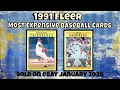 1991 Fleer Most Expensive eBay Sales Baseball Cards - January 2026