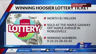 Winning Hoosier Lotto PLUS ticket sold in Noblesville