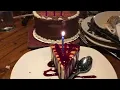 Alison s early birt ay at Outback Steakhouse Parsippany NJ with Both Cakes 2018