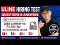 ULINE HIRING TEST Questions Explained Step by Step