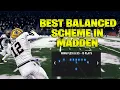 BEST BALANCED SCHEME IN MADDEN 22 THIS SCHEME HAS THE BEST RUN AND PASS PLAYS