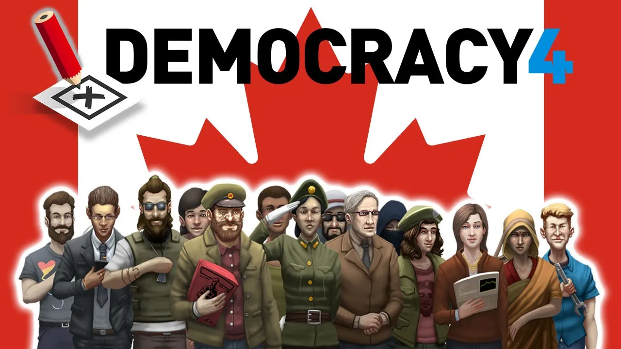 Democracy 4 - Playing as Canada, Fresh out of Early Access! - Pt 1 #sponsored