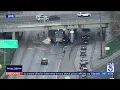 Fiery crash involving big rig shuts down 101 Freeway lanes