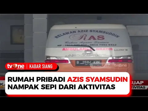 Pasca Ditetapkan Sebagai Tersangka, Rumah Azis Syamsuddin Sepi Aktivitas