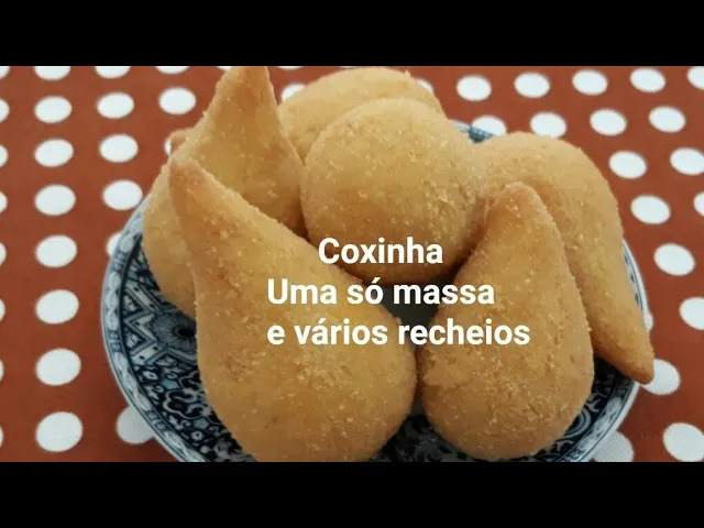 RECEITA DE COXINHA, UMA SÓ MASSA E VÁRIOS RECHEIOS! DELÍCIA!!! #COXINHA #MASSADECOXINHA