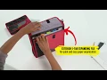 Five Star 3 Zipper Binder Removable Padded Case