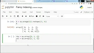 Fancy Indexing Python Numpy Data Science Machine Learning