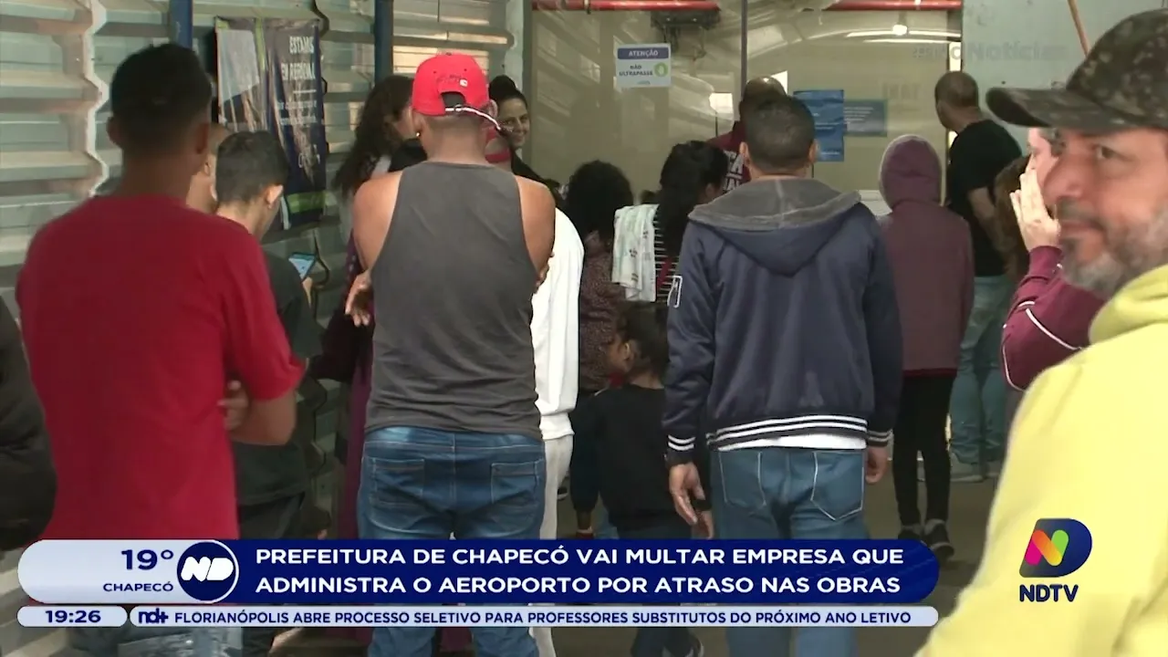 Prefeitura multa empresa que administra aeroporto de Chapecó