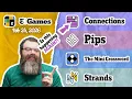 NYT Connections Pips Mini Crossword and Strands Feb 24 2026