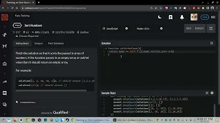 Codewars Sort Numbers
