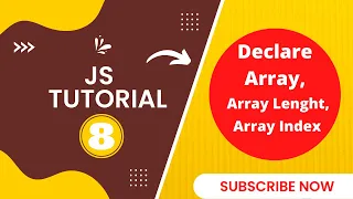 How to declare array array length array index javascript