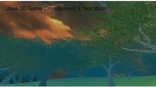 Java 3D Game Development 3 Not Much