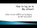 How to log on to eCLASS - GCPS By Kyla Ramsey
