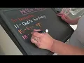 Monthly Plan with me Chalkboard edition