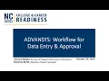 ADVANSYS Workflow for Data Entry and Approval - October 28 2024