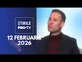 Lagu Știrile PRO TV - 12 Februarie 2026 | Robert Negoiță, la testul rapid antidrog