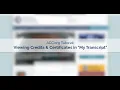 ACC org Tutorial Viewing and Printing Credits Certificates Transcripts