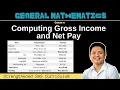 Computing Gross Income and Net Pay Grade 11 General Mathematics Term 1