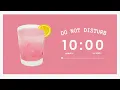 2-HOUR STUDY WITH ME Pink Lemonade Pomodoro Timer AD Focus Lofi Music