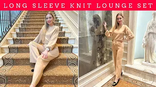 Stay Cozy in Style with This Comfy Knit Lounge Set