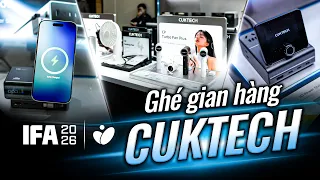 IFA26: Ghé vào gian hàng CUKTECH: Vẫn mê đồ sạc, thêm màn hình tháo rời và sạc laptop 360W