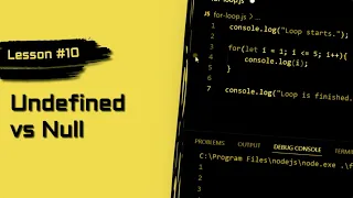 JavaScript For Beginners Undefined vs Null