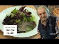 Simplest Green Salad Jacques Pepin Cooking at Home KQED
